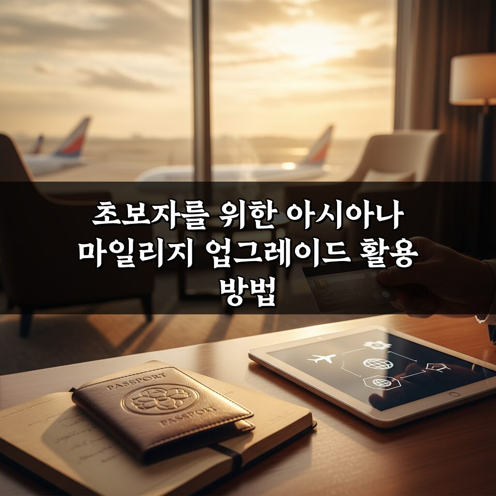 초보자를 위한 아시아나 마일리지 업그레이드, 2026년 완벽 가이드