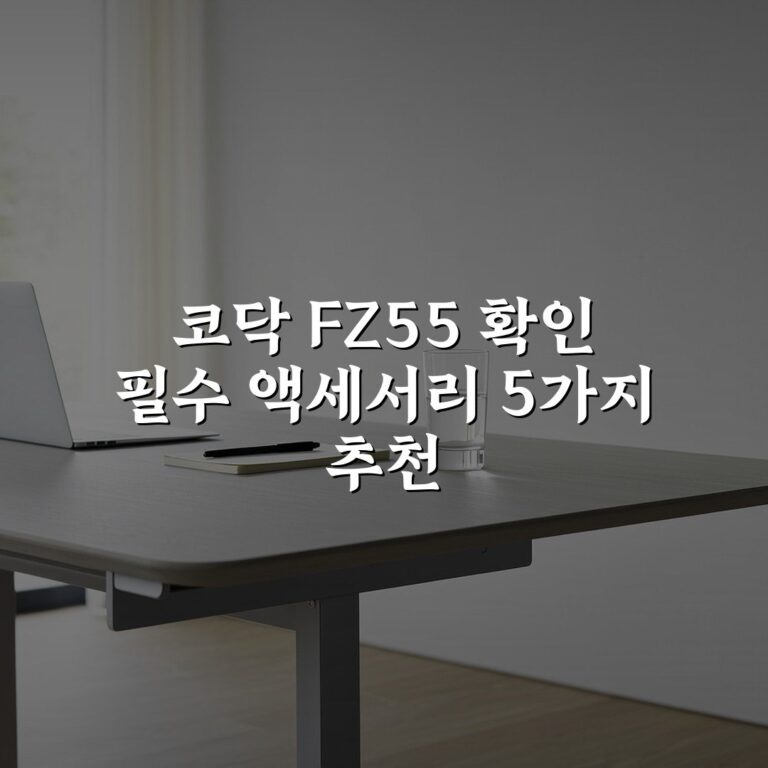 코닥 FZ55 확인 필수 액세서리 5가지 추천
