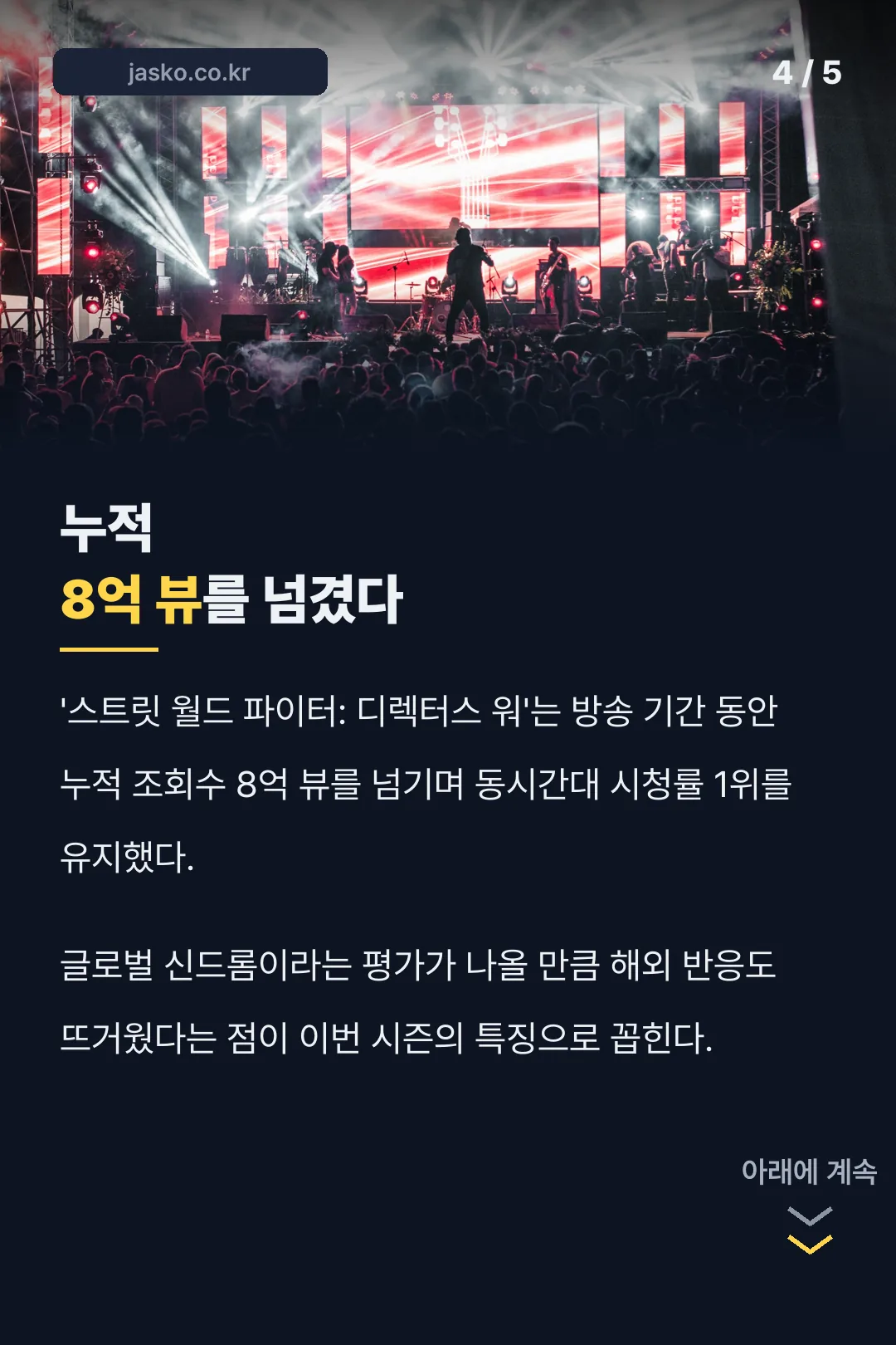 글로벌 흥행 기록