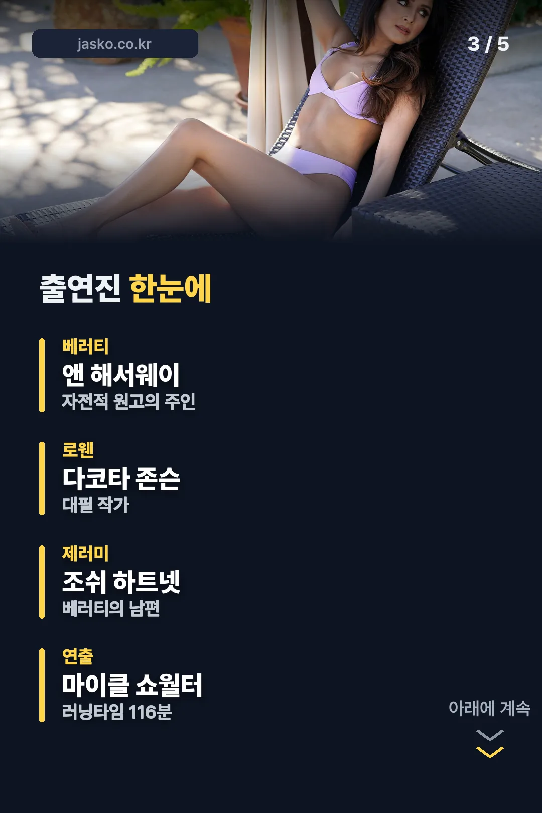 출연진 한눈에 정리